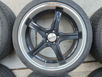 18 wheels with tires 5×100 bolt patern