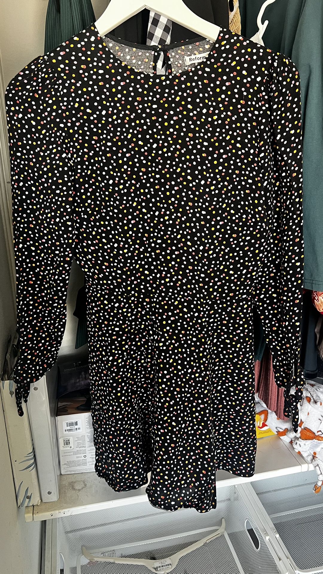 Stunning Polka dot Reformation Dress
