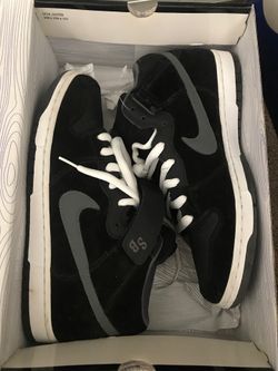 Nike dunk sb mid grip tape 1st ed black box sz 10.5