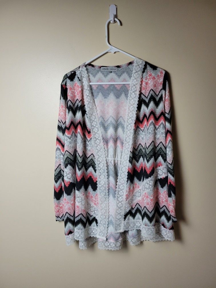 ABSOLUTELY FAMOUS HACCI CARDIGAN XL