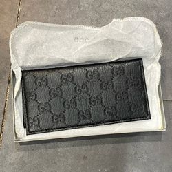 Black Thin Gucci Wallet 