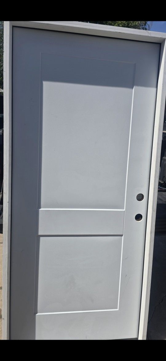36" X 80" Size Steel Prime Exterior Door $295