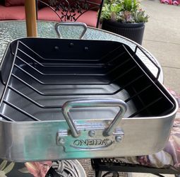 Oneida Large Stainless Steel Non-stick Roasting Pan