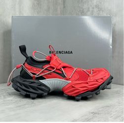 Authentic Balenciaga Track Gradient Red/Black Sneakers