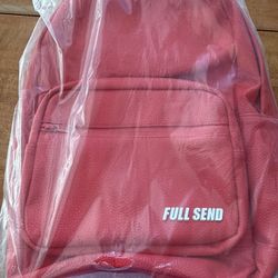 Full Send Red Backpack - New