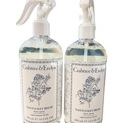 Crabtree & Evelyn Linen Spray 16.9oz 2 pack - Nantucket Briar