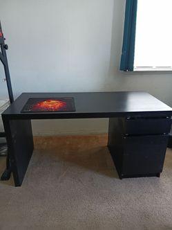 Black Bedroom Desk