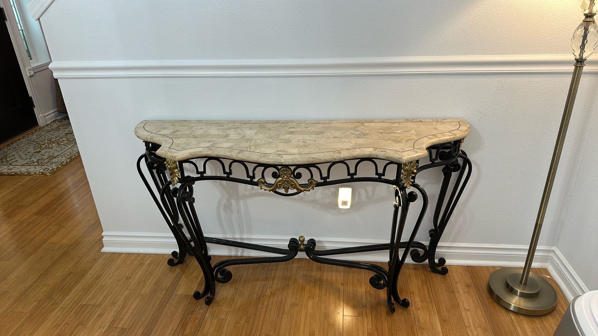 Vintage elegant antique style marble