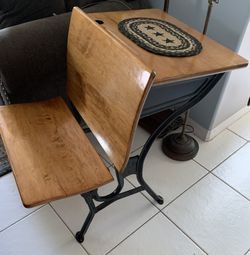 Antique School Desk