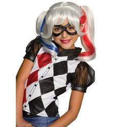 DC SuperHero Girls Harley Quinn Wig