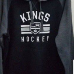 NHL LOS ANGELES KINGS LIMITED EDITION MEN'S THICK HOODIE SWEATER SIZE LARGE DARK BLACK/DARK GRAY REGULAR FIT BRAND NEW WITH TAGS CHECK OUT MY OFFERS. 