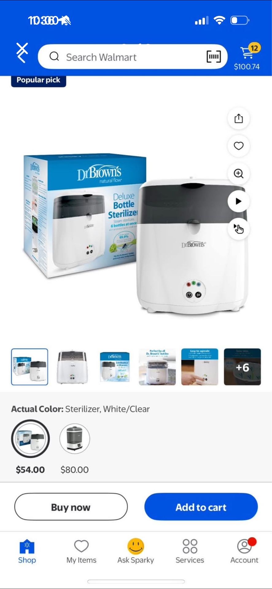 Dr Browns Bottle Sterilizer