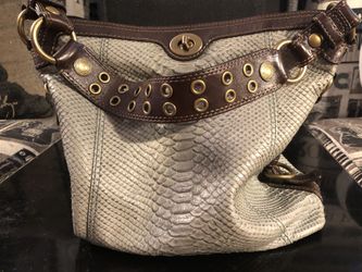 Mineral Chelsea Python Coach Bag 