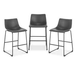 Brinley Grey Counter Stool (Set of 3)