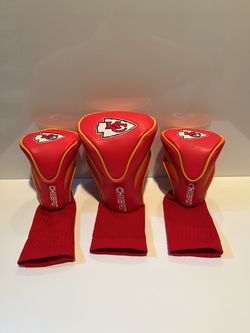 Team Golf Kansas City Chiefs 3-Pack Contour Sock Headcover Set