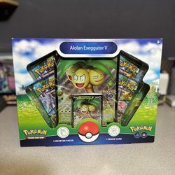 Alolan Exeggutor V Pokemon Go box (Pokemon Cards)