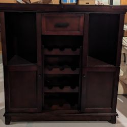 Wood Wine Cabinet