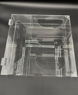 Clear Acrylic Storage Box For Ziplock Bags Organizer