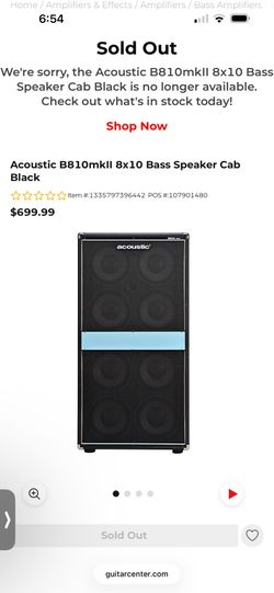 Amp and bass cabinet