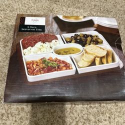 B. Smith 5 Pieces Server On Tray