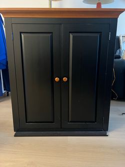 Lamp and cabinets