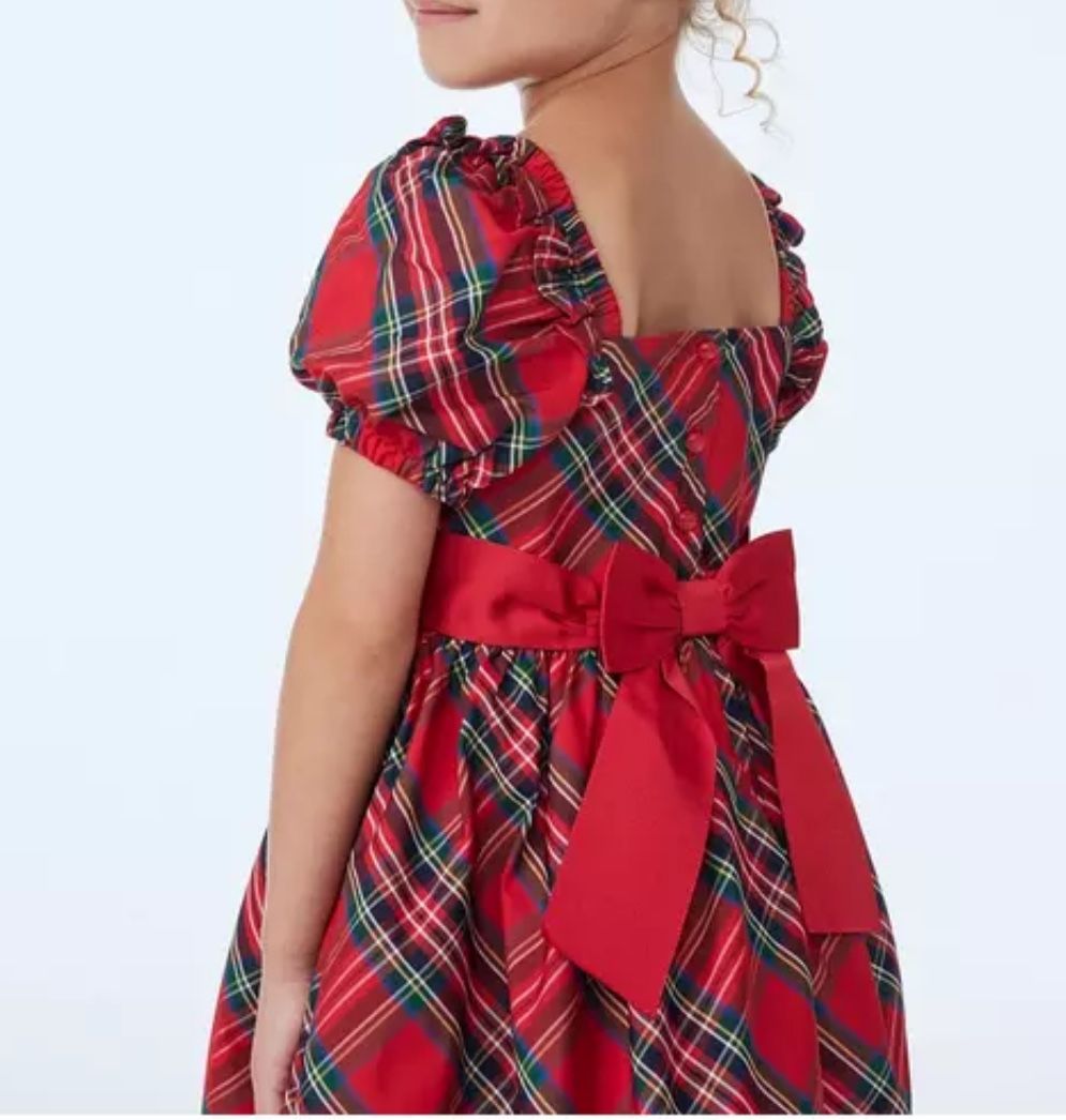 Janie and Jack The Tartan Holiday Dress Size 3
