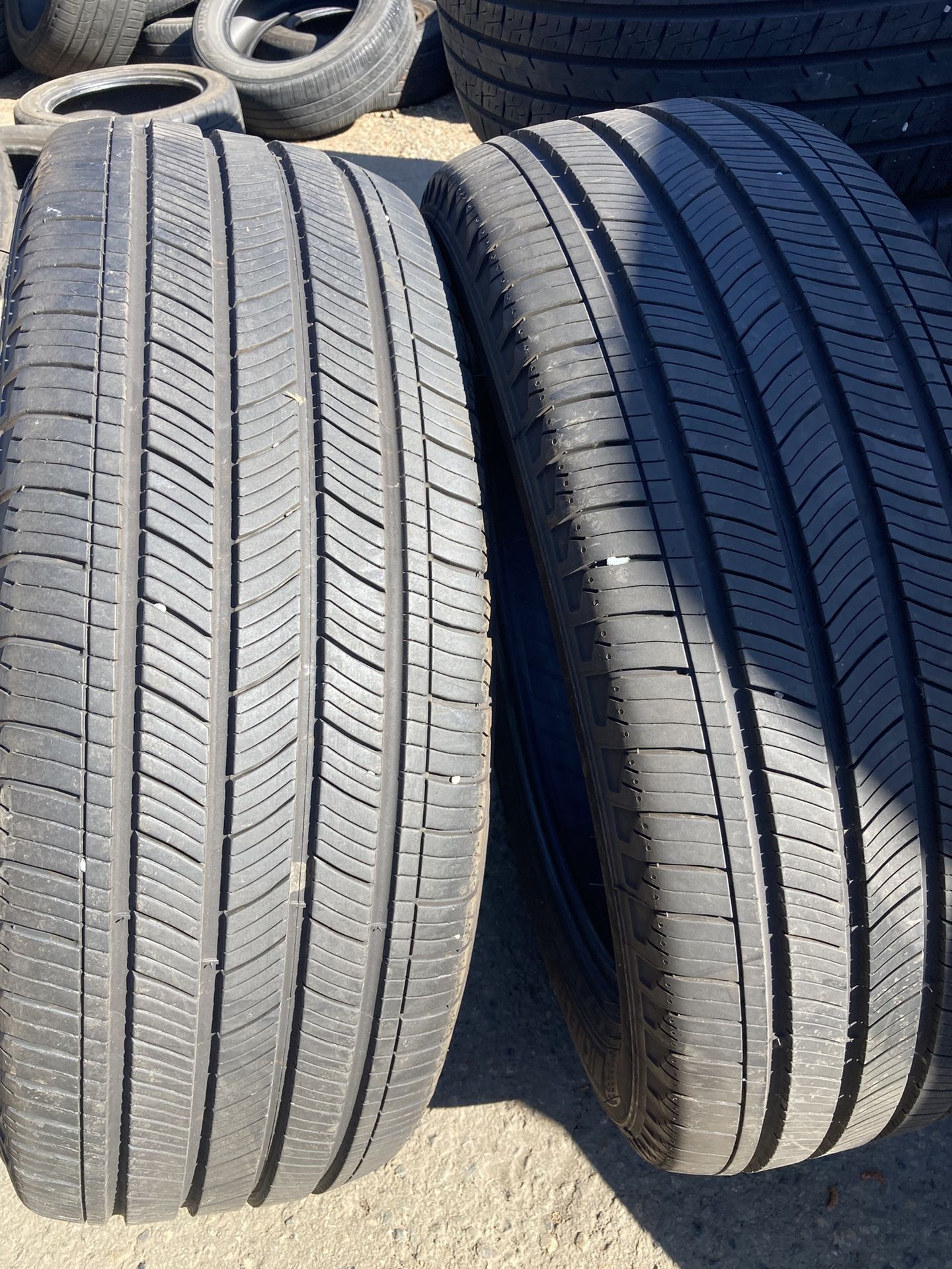 Pair Of 235 55 19 Michelin Tires