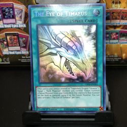 Yugioh Ghost Rare Eye Of Timaeus 1st Edition 