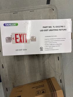Tanlux LED Exit Sign Lighting Fixture
