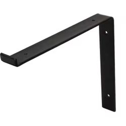Crates & Pallet 12 in. Black Steel Shelf Bracket for Wood Shelving LOT OF 2 @B17-947