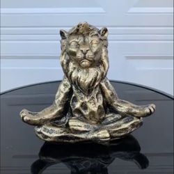 The Meditating Lion Statue