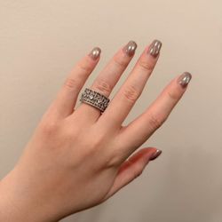 Size 7 Eternity Wedding Band 