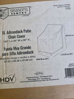 4 seasons XL Adirondack patio chair cover