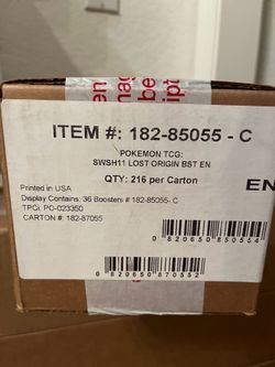 Pokemon Lost Origin Booster Box Sealed Case