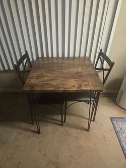 Small Table with 2 Chairs