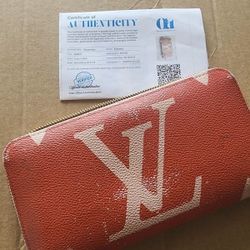 AUTHENTIC LOUIS VUITTON GIANT MONOGRAM CONTINENTAL WALLET 