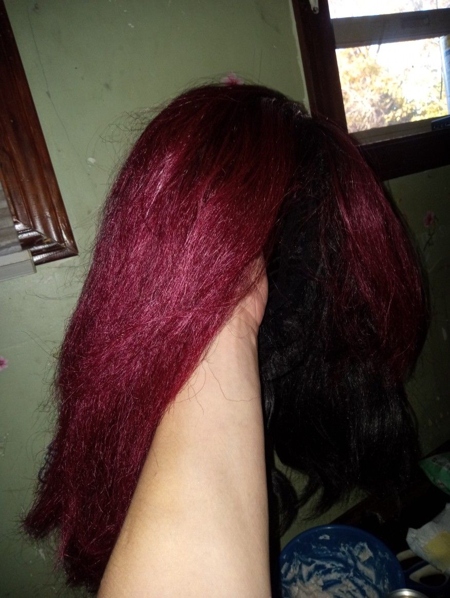 Burgundy Wig