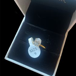 1.5CT Elongated Oval Cut Engagement Ring