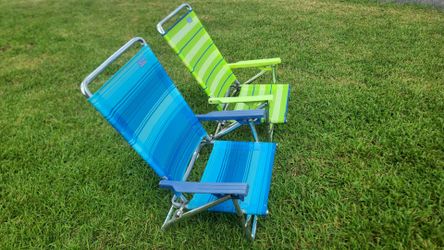 Rio Beach Folding Beach Chairs Set of 2