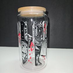 16oz Glass Coffee Cup 