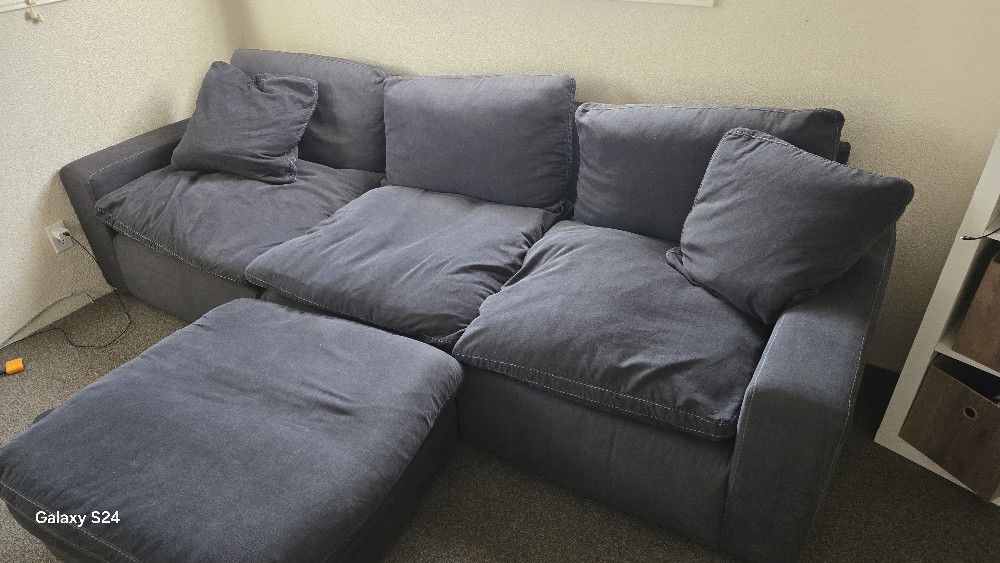 Geniune Feather Sectional 