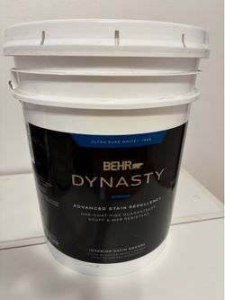 Behr Dynasty - Ultra Pure White - Interior Satin Enamel