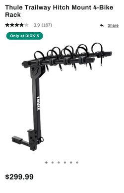 Thule Trailway Hitch Mount 4-Bike Rack