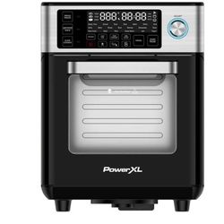 PowerXL 4-in-1 Versa Chef Air Fryer, Oven, Bread Maker, Slow Cooker, with 25 Cooking Presets, Black

