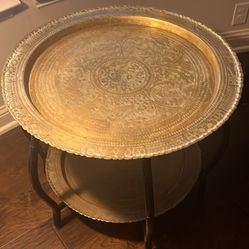 Brass 20th Century Coffee Table Trays 
