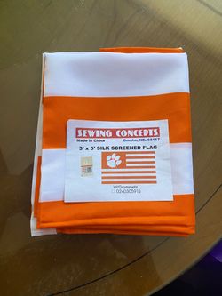 Clemson Flag 3’ x 5’ new