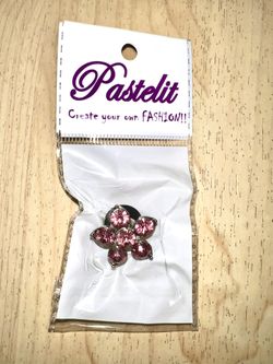 Pink Flowers Cute Sakura Croc Charms Jibbitz