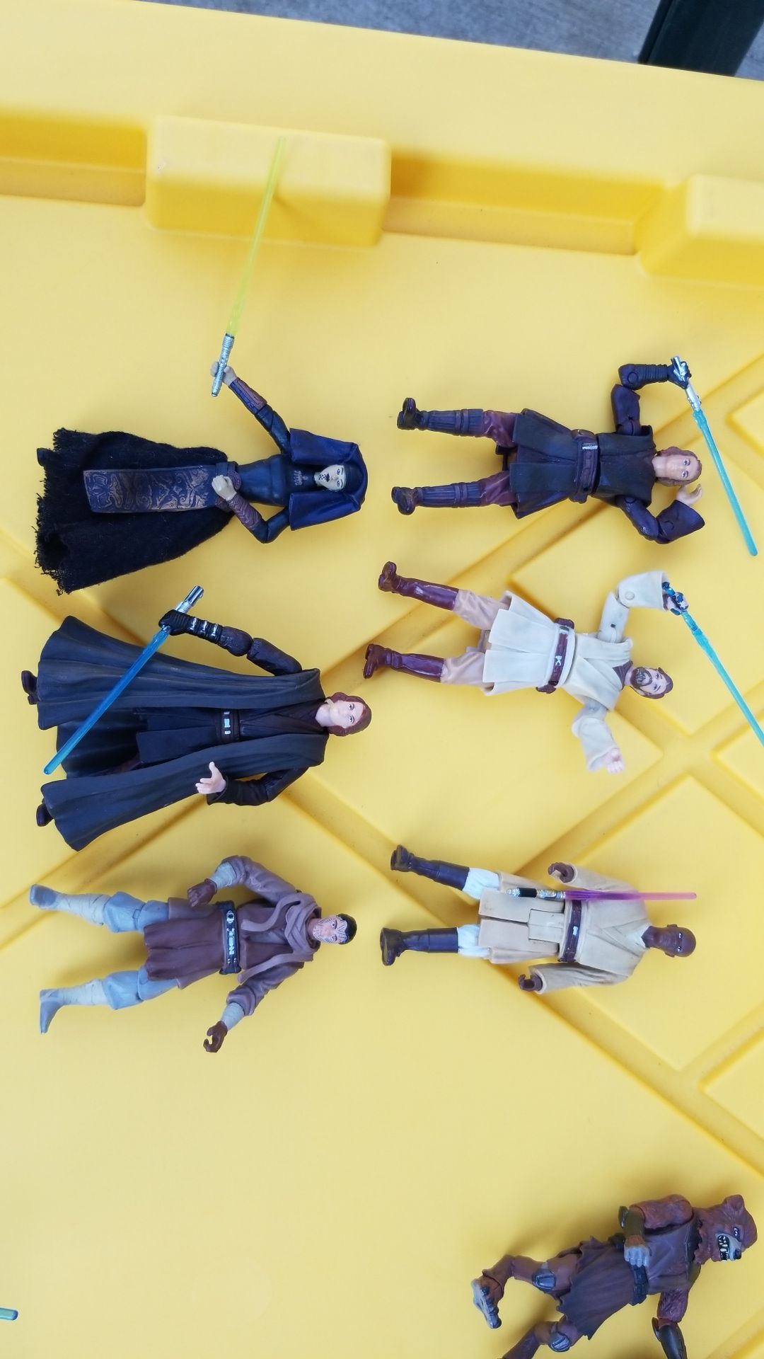 Star Wars figures Jedi Masters lot