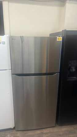 NEW LG STAINLESS STEEL TOP MOUNT REFRIGERATOR 