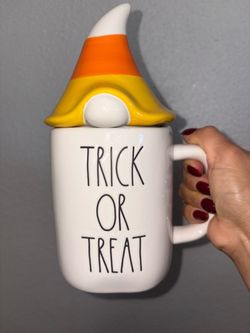 Rae Dunn Trick Or Treat Halloween Mug with Lid